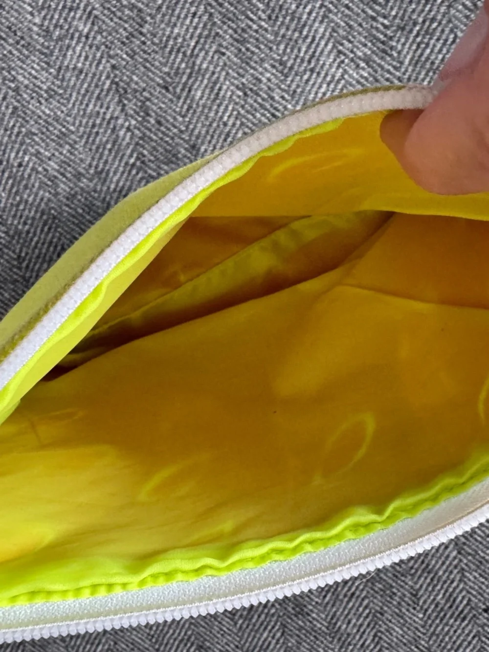 NWOT, SEE DESIGN, COLORFUL COTTON CANVAS, ZIPPERED POUCH